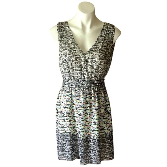 M.S.S.P. Dresses & Skirts - M.S.S.P Women’s White Sleeveless Nautical Fit & Flare Mini Dress Size Medium